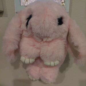 Pink bunny rabbit  crossbody